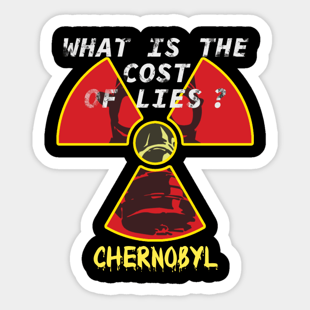 the cost of lies Sticker by Yaman